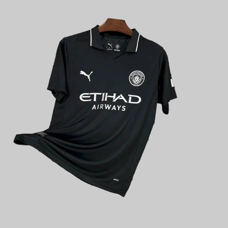 Manchester City Away Black Jersey 25 26 Season
