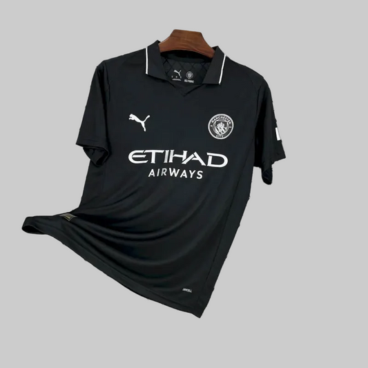 Manchester City Away Black Jersey 25 26 Season